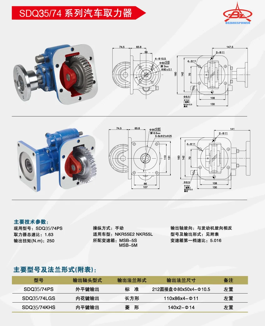 SDQ-WS35/74 — 技术资料 1