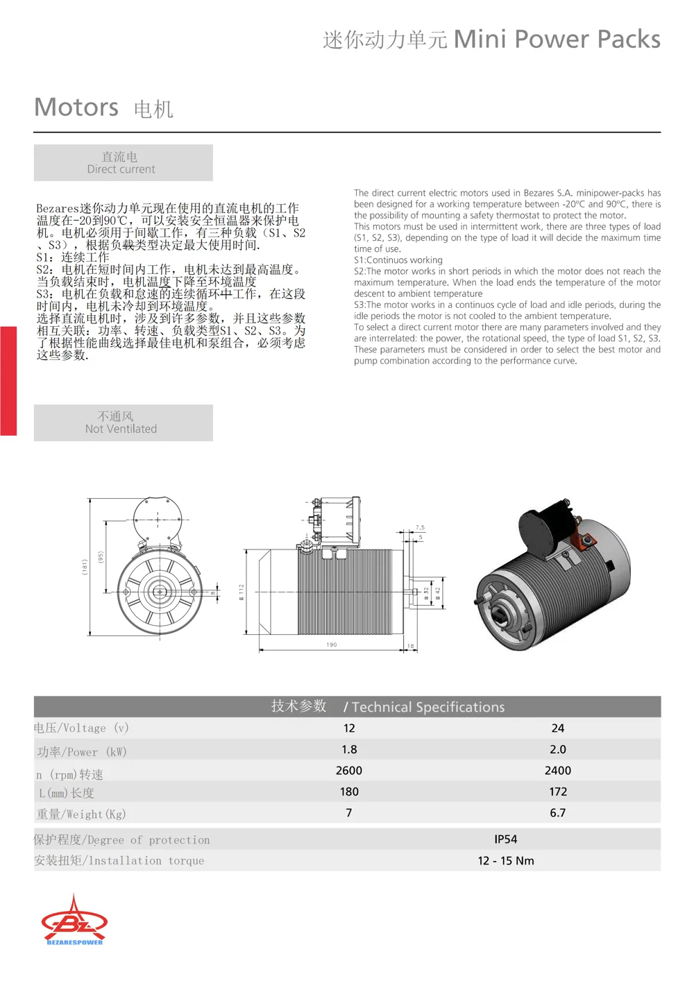 迷你动力单元 — 技术资料 5